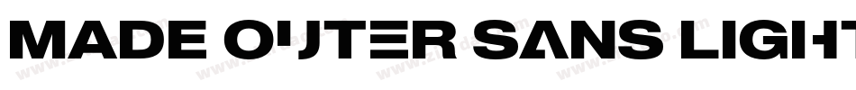 MADE Outer Sans Light PERSONAL USE字体转换
